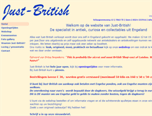 Tablet Screenshot of just-british.nl